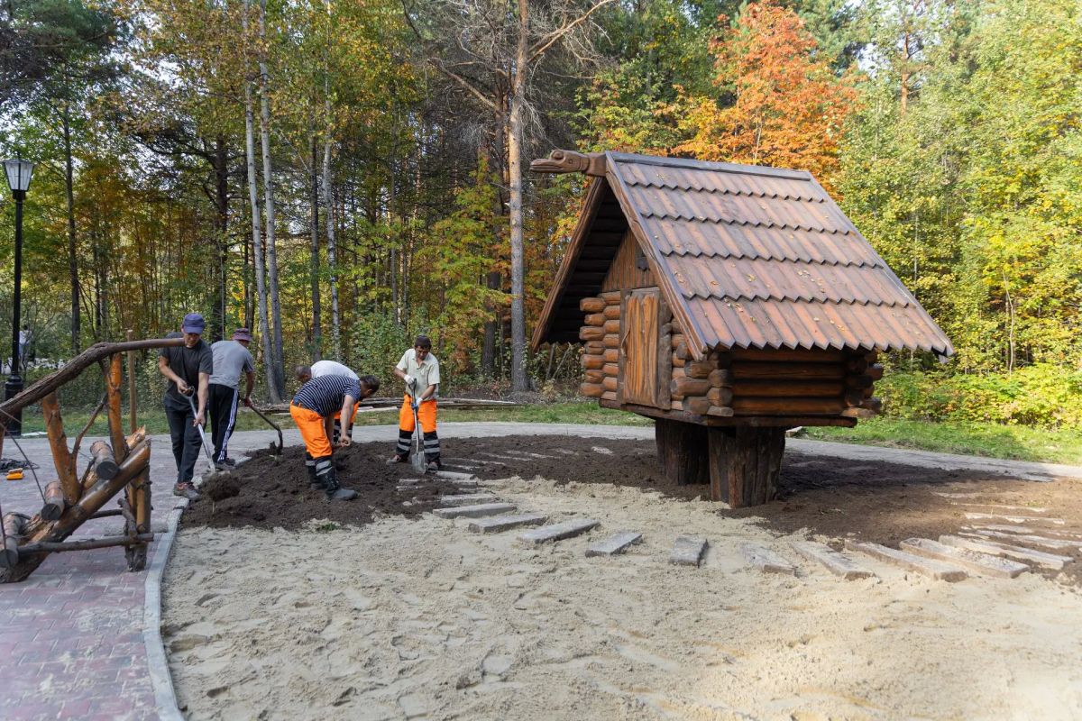 В парке «За Саймой» появилась новая сказочная локация В парке «За Саймой» появилась новая сказочная локация