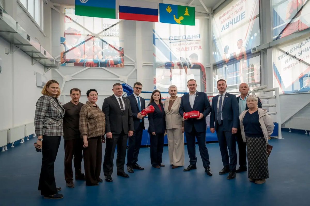Плюс один объект на спортивной карте Югры: в Пионерском открылся модульный зал для бокса