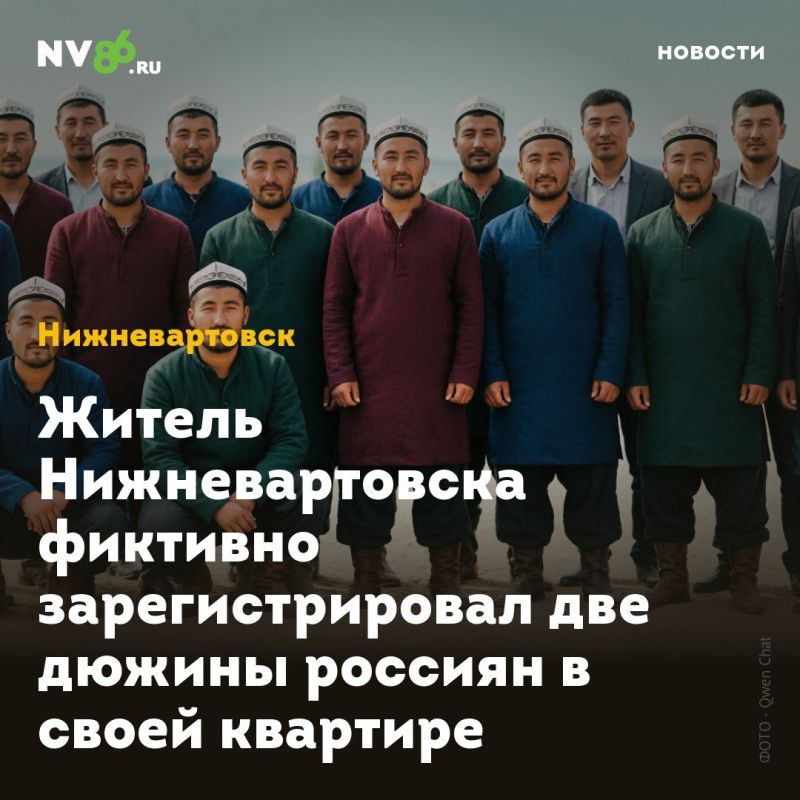 Житель Нижневартовска фиктивно зарегистрировал две дюжины россиян в своей квартире