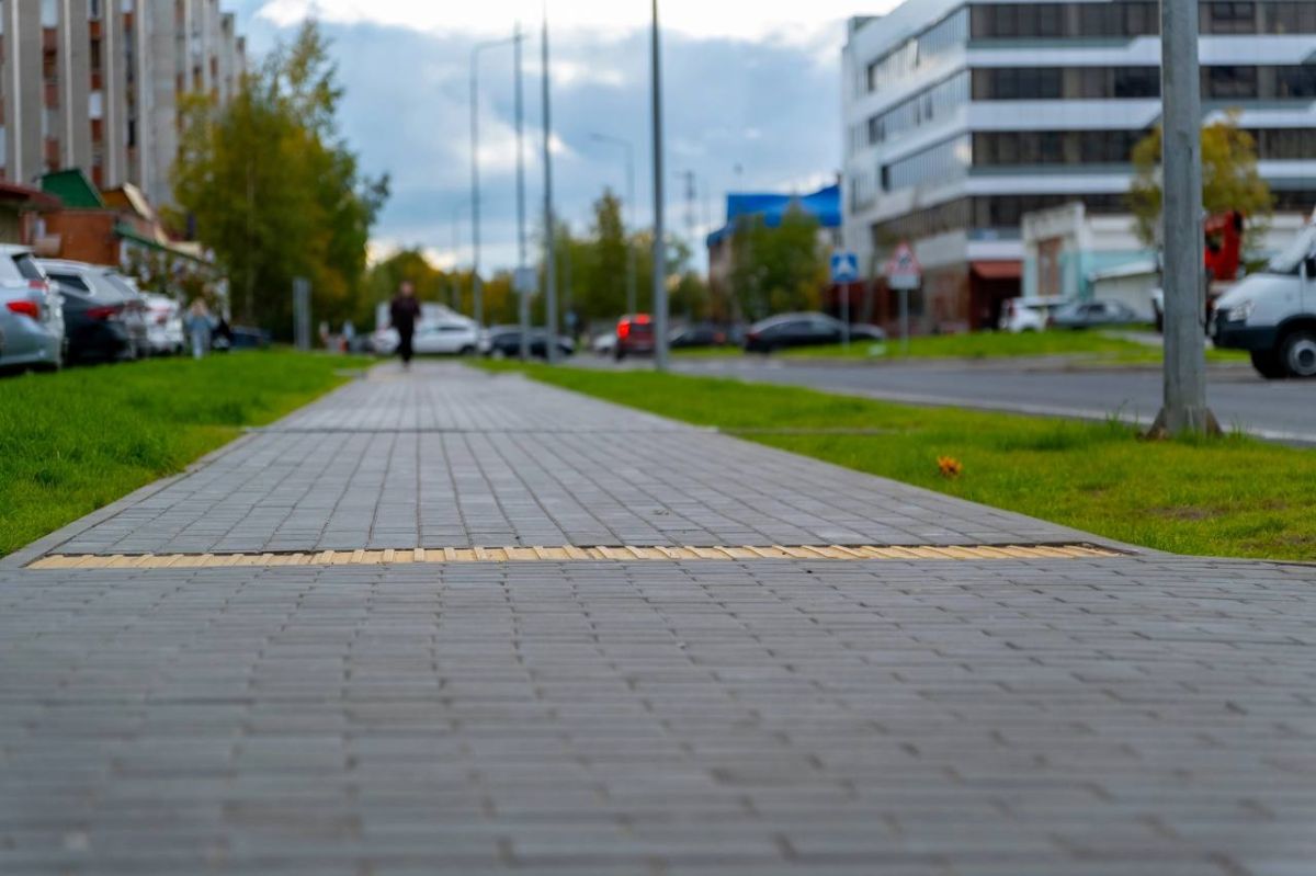 В Сургуте завершено обустройство проезда Мунарева В Сургуте завершено обустройство проезда Мунарева