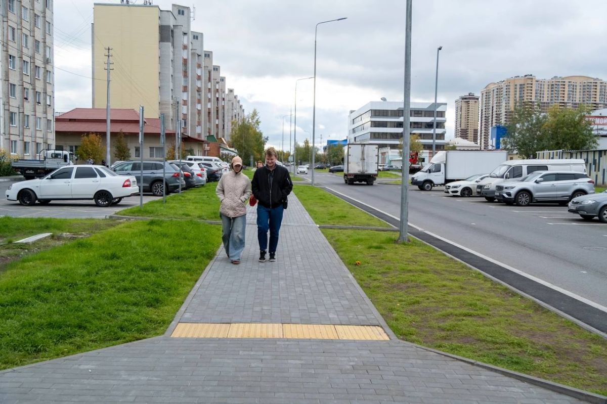 В Сургуте завершено обустройство проезда Мунарева В Сургуте завершено обустройство проезда Мунарева