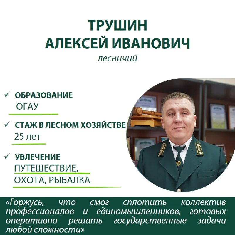 Передать будущим поколениям живой лес Передать будущим поколениям живой лес