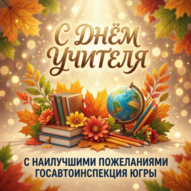 С Днём учителя, дорогие педагоги!