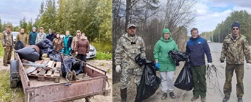 В ХантыМансийском автономном округе завершается второй этап ежегодной акции «Чистый лес»