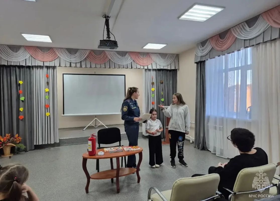 В Урае детям напомнили о правилах пожарной безопасности