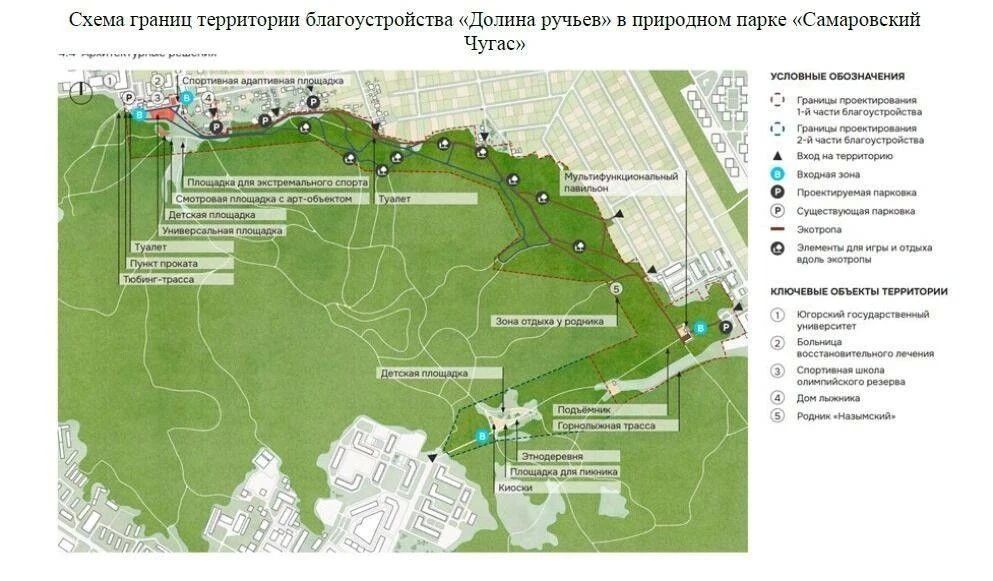 Долина ручьёв: обновление. В Ханты-Мансийске ищут подрядчика для благоустройства территории в парке «Самаровский чугас»