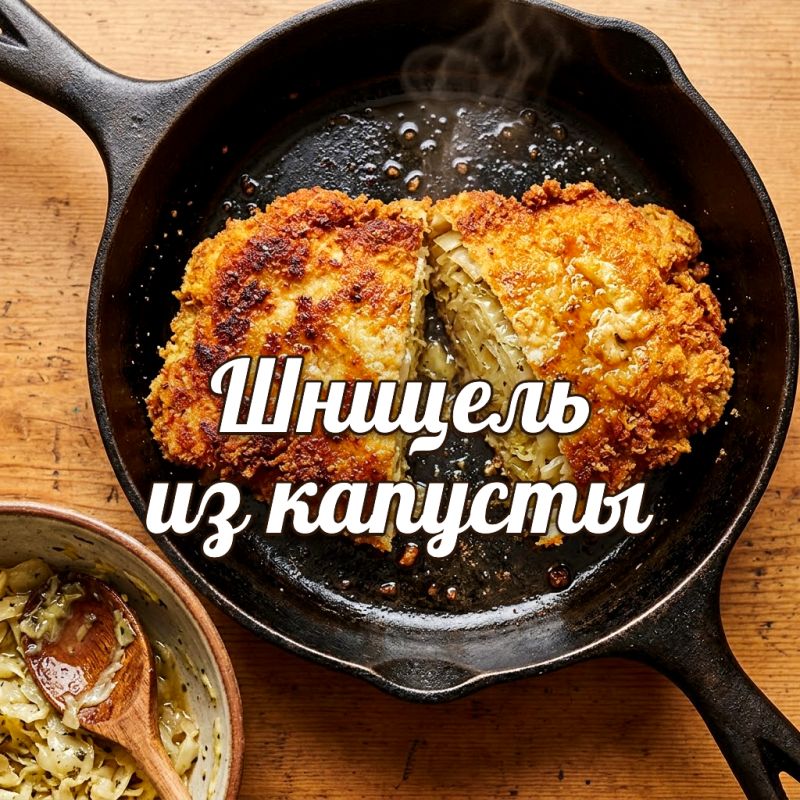 Капустный шницель, который не разваливается: секрет — в ложке крахмала