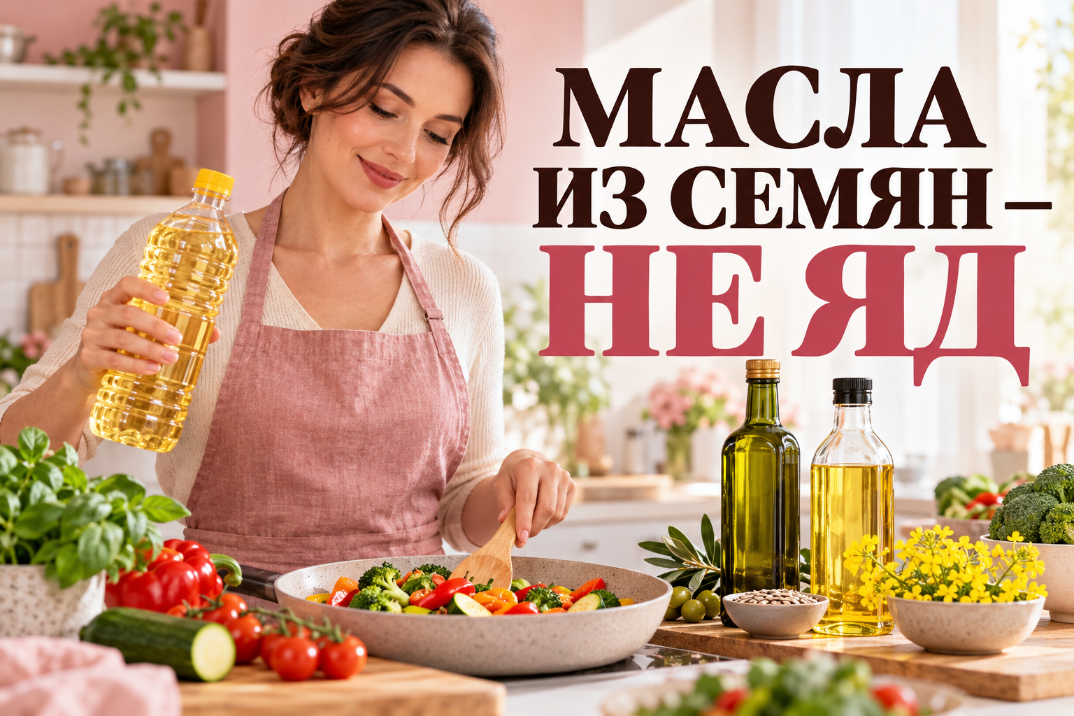 Подсолнечное масло и воспаление: что стоит за популярной страшилкой