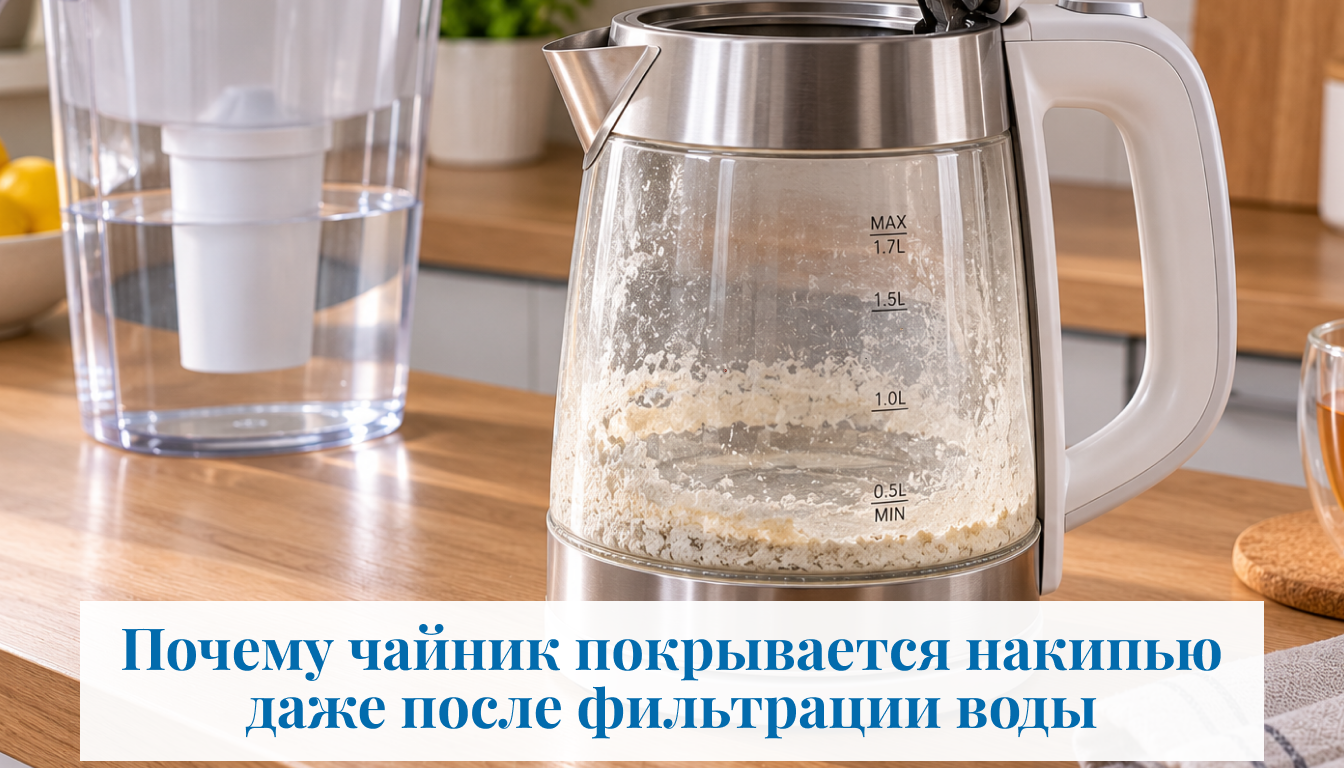 Фильтр есть, а накипь возвращается: в чём причина