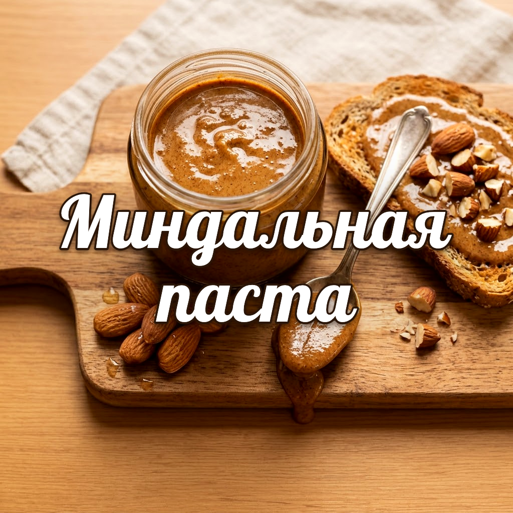 Домашняя миндальная паста без ванили: насыщенный ореховый вкус за 40 минут