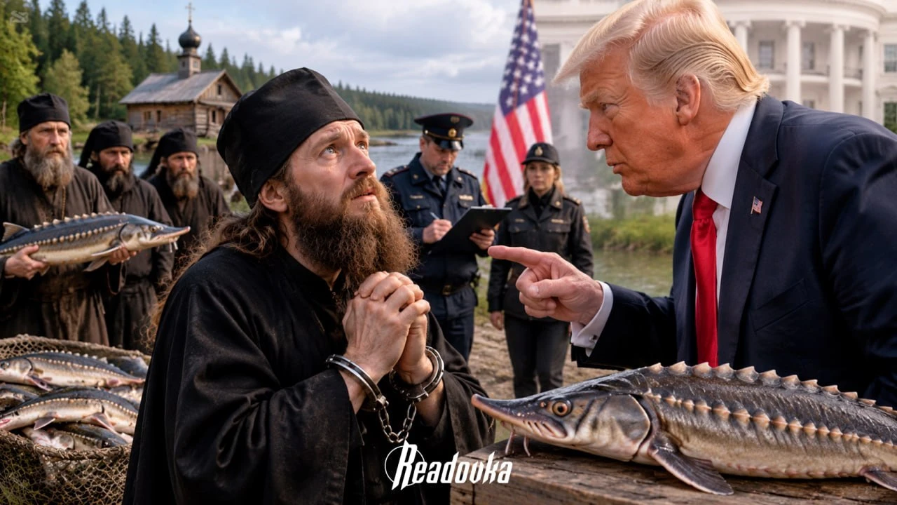 Русский осетр довел монаха до Трампа